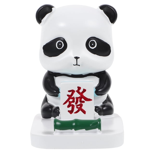 Soporte para teléfono con forma de panda, soporte para teléfono de escritorio, decoración para el hogar y la oficina.
