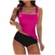 thumbnail image 2 of Trajes de baño para mujer Traje de baño de cintura alta conservador ajustado con fruncido Conjunto dividido Trajes de baño para mujer Trajes de baño para mujer Traje de baño para mujer Trajes de baño, 2 of 9