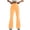 Orange, variant on Brondbend Womens Yoga Pant Women Legging Stretchy High Waist Belly Control Workout Trousers Solid Color Stylish Tights Slim Fit Climb Mountains Jogger Beige