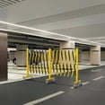 thumbnail image 2 of 23.6FT Metal Expandable Barricade, Folding Security Gate with Casters, Portable Traffic Barricade, Mobile Safety Barrier Gate Driveway Gate, Retractable Traffic Fence Indoor Outdoor, 2 of 7