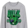 thumbnail image 3 of Marvel Hulk - Collegiate - Men's Long Sleeve Graphic T-Shirt, 3 of 5