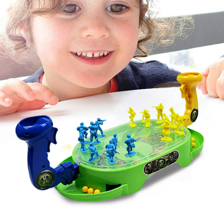 Educational 2-player Battle Table Games Children Catapult Marble