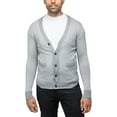 thumbnail image 3 of X RAY JEANS Mens Herringbone Cardigan Sweater, Off White/H Grey, XL, 3 of 6
