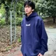 thumbnail image 2 of Sudaderas con capucha de hip hop para hombre, sudaderas con capucha azules, ropa para hombre, estilo coreano, algodón, años 90, vintage, cálidas, de alta calidad, Y2k Overfit Emo, 2 of 5