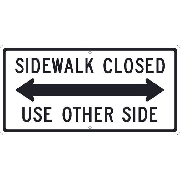 ACCUFORM NMC SIDEWALK CLOSED USE OTHER TM512J