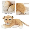 thumbnail image 4 of Plush Stuffed Animals Doll Cute Simulation Jungle Animal Soft Lining Animal Plush Doll Toy For Living Room Bedroom, 4 of 5