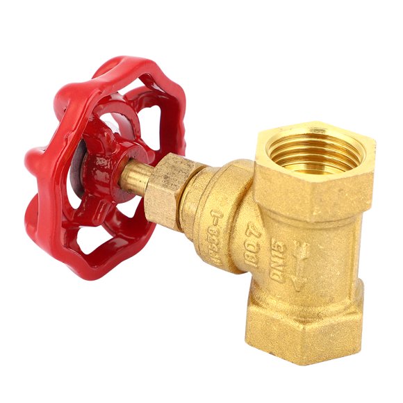 Shut Off Valve Stop Valve Globe Valve Female Thread Valve DN15 G1/2in Brass Globe Shut Off Valve Female Thread Two Seals Stop Valve For Water Gas