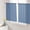 Blue, variant on Pure Lavender Purple Semi Sheer Curtains 54 Inch Length 2 Panels Set, Modern Solid Color Minimalist Art Sheer Kitchen Curtain Privacy Voile Window Curtain for Living Room Bedroom Rod Pocket Drapes