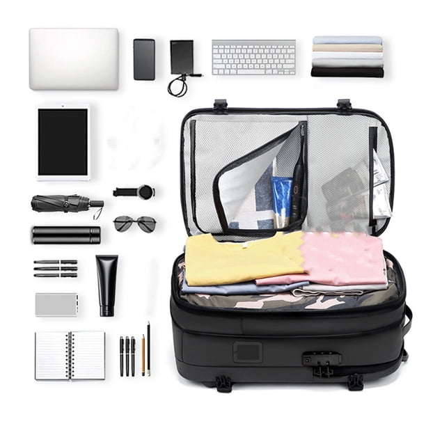 Mochila de Compresión de Vacío, Aperta de 180 Grados de 17 Pulgadas Bolsas para Computerador Portátil 25L 30L 60L Conveniente Superior Bolsa de Hombro A Prueba de Agua