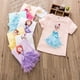 thumbnail image 2 of Chica verano princesa camiseta Elsa Aurora Childen algodón camisetas encaje camiseta 3D Sofia apliques chico cumpleaños Top ropa Shirt4T Gao Jinjia LED, 2 of 2
