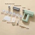 thumbnail image 2 of 50W Home Noodle Machine Wireless Handheld Electric Noodle Gun Noodle Machine Portable Automatic Dough Pressing Machine 6 Molds ,Easy to Use, 2 of 7
