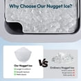 thumbnail image 4 of EUHOMY Nugget Ice Maker Countertop 26lbs/Day, 4.3L Water Tank, Portable Chewable Ice Machine for Home, Office & Bar, 4 of 5