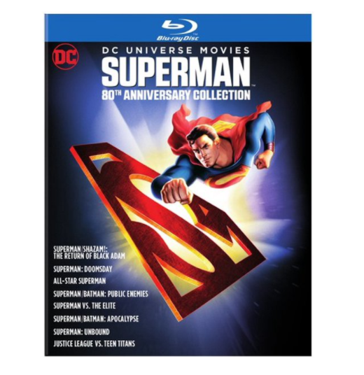 Superman: 80th Anniversary Collection (DC Universe Movies) (Blu-ray ...