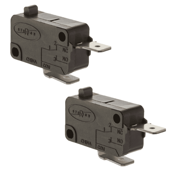 Scaroo WB24X830 Microwave Door Switch Compatible With GE Replaces WB24X0830, WB24X10075 2-Pack