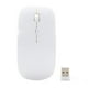 thumbnail image 2 of Ratón óptico inalámbrico 2.4G Receptor ultrafino para computadora PC blanco, 2 of 9