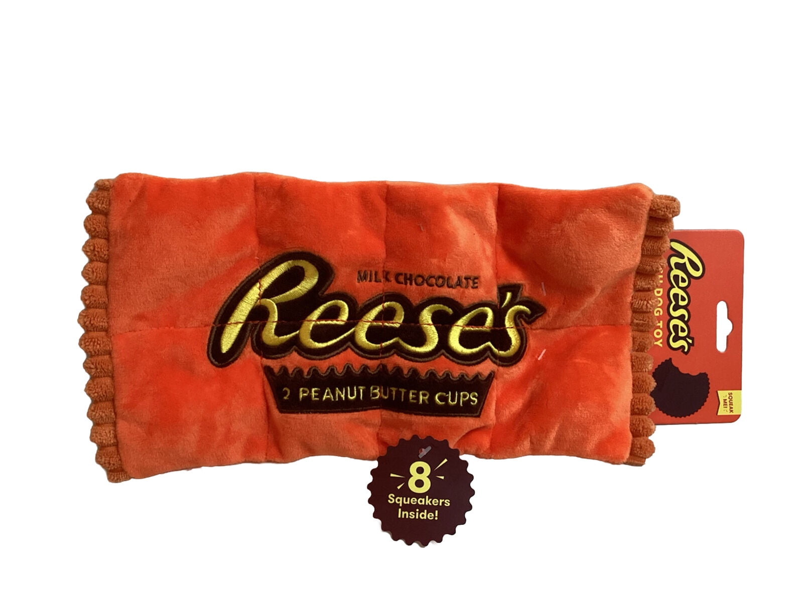 Reese’s Peanut Butter Cups Halloween 8 Squeakers Dog Toy
