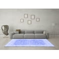 thumbnail image 3 of Ahgly Company Machine Washable Indoor Rectangle Oriental Blue Traditional Area Rugs, 5' x 8', 3 of 4