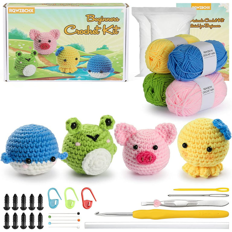 Nikolle Crochet Kit for Beginners with Step-by-Step Video Tutorials Crochet  Kit