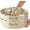 milky white, variant on Rotating Snack Tray with Lid – Multi-Compartment Serving Spinner, Reusable PET Material, Divided Container for Nuts, Fruit, Candy, and Dessert
