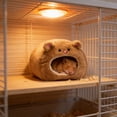 thumbnail image 6 of DAMAI Hamster Winter Warm Bed House - Cute Bear Designed with Bed Mat for Hamster Guinea Pig Chinchillas Hedgehog Squirrel and Other Small Furry Animals, 6 of 7