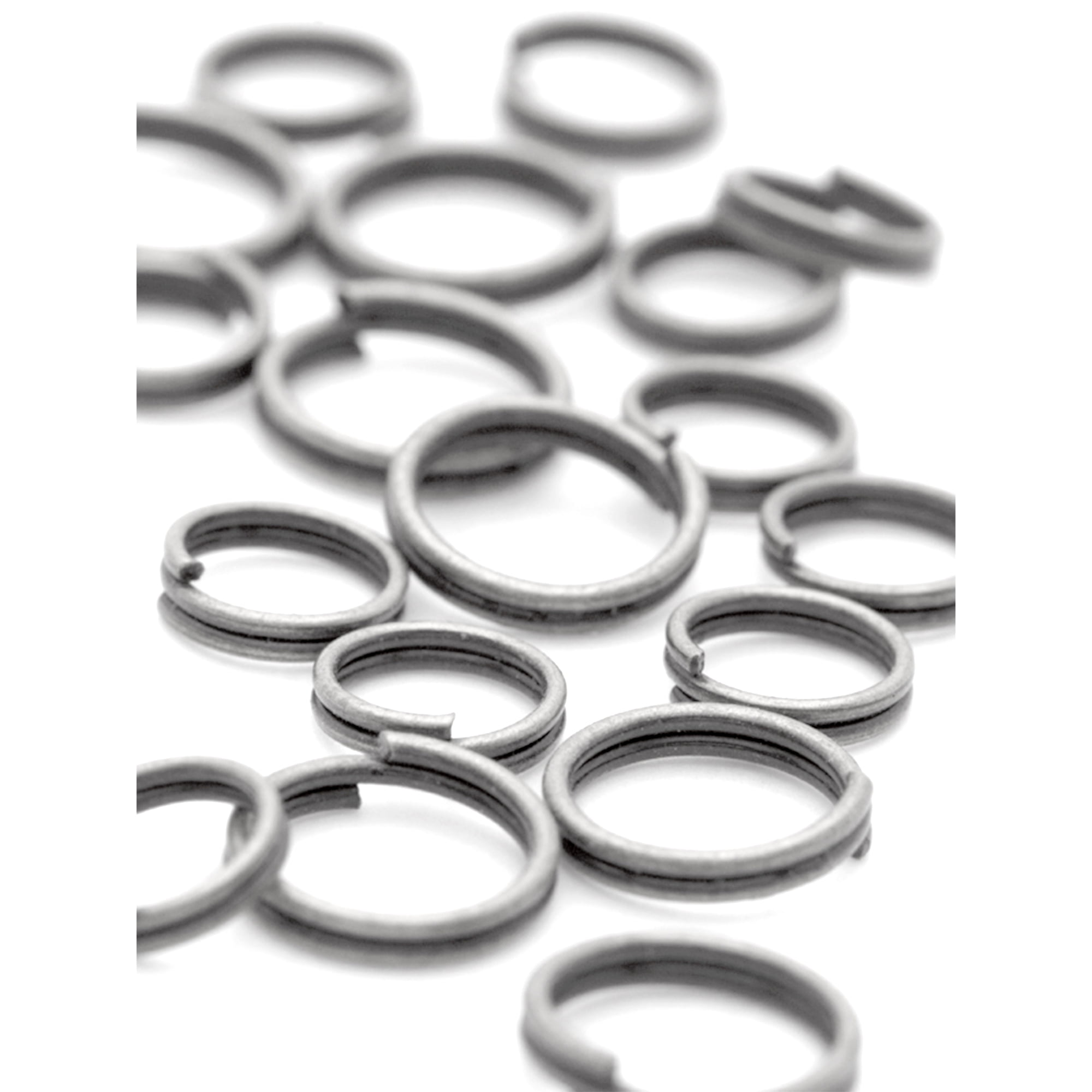 6mm Silver Split Rings 220pk by hildie & jo