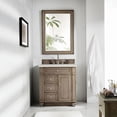 thumbnail image 2 of James Martin Vanities 157-V30-3Ldl Bristol 30" Single Basin Walnut Wood Vanity Set - Wood, 2 of 3