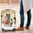thumbnail image 4 of Happy New Year 2026 Old English Sheepdog Santa Gnome Holiday Party Snow Travel Luggage Cover Dog Lover Suitcase Dust Protective Decor - 13019, 4 of 5