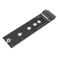 thumbnail image 2 of 2X M.2 A+E KEY Slot To M.2 NVME Adapter Card NGFF To KEY-M Expansion Card NVMe PCI SSD Port Expansion Adapter, 2 of 7