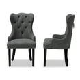 thumbnail image 4 of Baxton Studio Fabre Dining Chair, Set of 2, Grey, 4 of 10