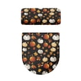 thumbnail image 5 of HELLHERO Pumpkin and Maple Leaf Pattern Comfortable and Practical Polyester Toilet Lid Seat Cover, Stretch, Soft 17"x21" Fits All Toilet Shapes, 5 of 8