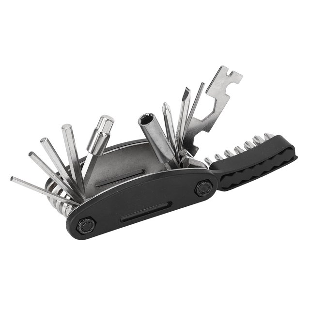 Kit d'Outils de Réparation de Vélo 20 en 1, Outil Multifonction Portable Professionnel Haute Résistance pour Entretien d'Urgence