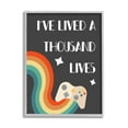 thumbnail image 4 of Stupell Industries I've Lived a Thousand Lives Video Game Phrase, 24 x 30, Design by Daphne Polselli, 4 of 5