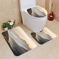thumbnail image 1 of GOHAO Journey Through Mountains Range car Pickup Truck 3 Piece Bathroom Rugs Set Bath Rug Contour Mat and Toilet Lid Cover, 1 of 2