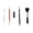 Black, variant on Novelty Toy Kit 5-Piece Scratch Drawing Tool Set Unleash Reveal Art for Kids and Adults Educational DIY Craft Project
