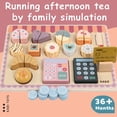 thumbnail image 4 of Té de la tarde Toy House HUOGUO Wooden Cash Learning 2+, 4 of 5