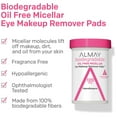 thumbnail image 3 of Almay Biodegradable Oil Free Micellar Eye Makeup Remover Pads, 3 of 3