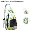 thumbnail image 2 of Lemon Grove Sling Backpack&nbsp;- Orchard Inspired Print Crossbody Shoulder Bag, Waterproof Material, 2 of 4