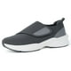 thumbnail image 1 of JABASIC Hombres Zapatos Ortopédicos para Diabéticos Zapatos para Edema para Pies Hinchados (US10/MX28.5,Gris), 1 of 8