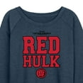 thumbnail image 3 of Marvel Captain America: Brave New World - Red Hulk Collegiate - Women's French Terry Pullover Sweatshirt, 3 of 5