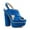 Blue, variant on XYD Women Crossover Toe-band Gold Studs Slingback Strap Block Sandals Open Toe Platform High Heels Fashion Club Shoes Size 6.5 Blue