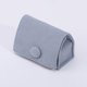 thumbnail image 5 of Mini caja de terciopelo para anillos, joyas, pendientes, collares, almacenamiento con botón a presión, compacta para mujeres y niñas, bolsa de joyería Gris claro, 5 of 8