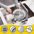 thumbnail image 2 of Lids, Microwave Cover, Splatter Guard, Kitchen Canister Lids, Breathable Foldable Microwave Cover, Vegetable Drainer (Gray), 2 of 7