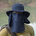 thumbnail image 1 of Sombrero para el sol Protección UV Ala ancha Cuello con solapa Cubierta facial Gorra multifuncional Abanopi Sombrero para el sol, 1 of 7