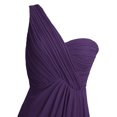thumbnail image 5 of iEFiEL Women Ladies Chiffon One-shoulder Dress Long Evening Bridesmaid Prom Gown Dress, 5 of 7