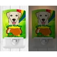 thumbnail image 2 of Caroline's Treasures BB1996CNL Golden Retriever St. Patrick's Day Ceramic Night Light, 6x4x3", multicolor, 2 of 2