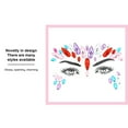 thumbnail image 2 of yeacher Glitter Rhinestone Face Stickers for Festivals, Eye Makeup Accessories, Multi-Color Acrylic Resin Decals SY005-3, 2 of 6