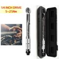 thumbnail image 3 of 1/4 Inch DR 5-25Nm Adjustable Torque Wrench Bike Fixing Tool Accurate Ratchet Wrench Repairing Spanner Hand Tool, 3 of 7