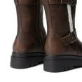 thumbnail image 6 of DREAM PAIRS Women's Flat Low Heel Mid-Calf Boots Round Toe Side Zip for Casual, Everyday, 6 of 6