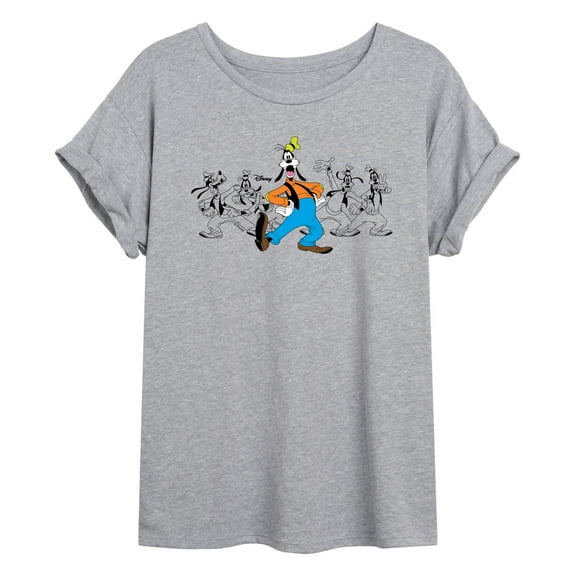 Disney - Goofy Chest - Womens Oversized Graphic T-Shirt