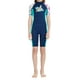 thumbnail image 4 of Trajes de neopreno para niños con cremallera en la espalda, traje de baño de manga corta, traje de baño de playa, traje de baño corto para kayak, deportes acuáticos, surf XXL, 4 of 8